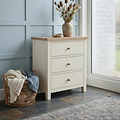 Trelan Painted 3 Drawer Chest Coconut from Roseland Furniture