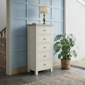 Trelan Painted Tallboy Chest Coconut from Roseland Furniture