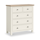 Trelan Painted 2 Over 3 Chest Dimensions from Roseland Furniture