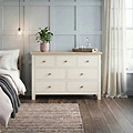 Trelan Painted 3 Over 4 Drawer Chest Coconut from Roseland Furniture