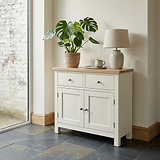Trelan Painted Small Sideboard Coconut from Roseland Furniture