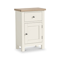 Trelan Painted Single Drawer Small Cupboard Coconut from Roseland Furniture