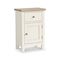 Trelan Painted Single Drawer Small Cupboard Coconut from Roseland Furniture