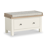 Trelan Painted Storage Bench With Drawer Coconut from Roseland Furniture
