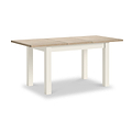 Trelan Painted 120 165cm Ext Dining Table Coconut from Roseland Furniture
