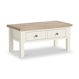 Trelan Painted Coffee Table Coconut from Roseland Furniture