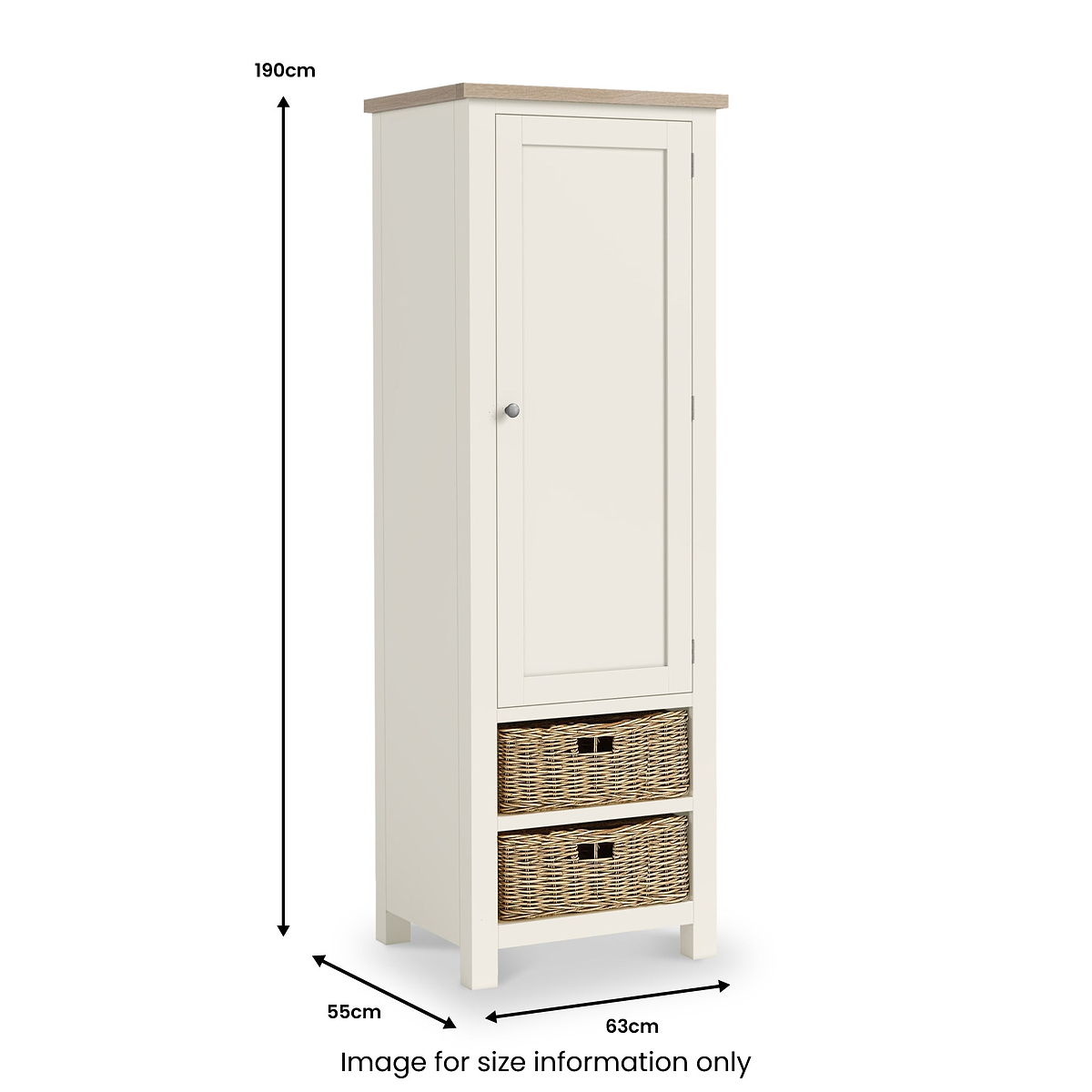 Trelan Painted Larder Coconut from Roseland Furniture