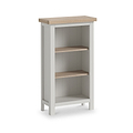 Trelan Painted Small Bookcase Light Grey from Roseland Furniture