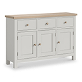 Trelan Painted Large Sideboard Light Grey from Roseland Furniture