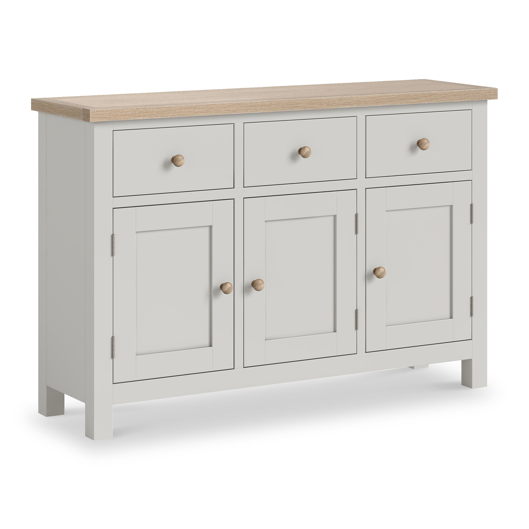Trelan Painted Large Sideboard Light Grey from Roseland Furniture