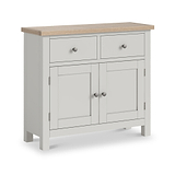 Trelan Painted Small Sideboard Light Grey from Roseland Furniture