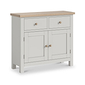 Trelan Painted Small Sideboard Light Grey from Roseland Furniture