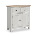 Trelan Painted Mini Sideboard Light Grey from Roseland Furniture