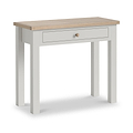 Trelan Painted Single Drawer Dressing Table Light Grey from Roseland Furniture