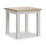 Trelan Painted 80 160cm Flip Top Dining Table Grey from Roseland Furniture