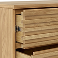 Kari-oak-4-drawer-chest-light-stain from Roseland Furniture