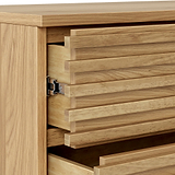 Kari-oak-4-drawer-chest-light-stain from Roseland Furniture
