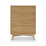 Kari-oak-4-drawer-chest-light-stain from Roseland Furniture