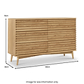 Kari-oak-6-drawer-chest-light-stain from Roseland Furniture