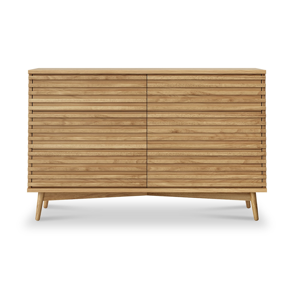 Kari-oak-6-drawer-chest-light-stain from Roseland Furniture