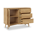 Kari-oak-2-door-sideboard-light-stain from Roseland Furniture
