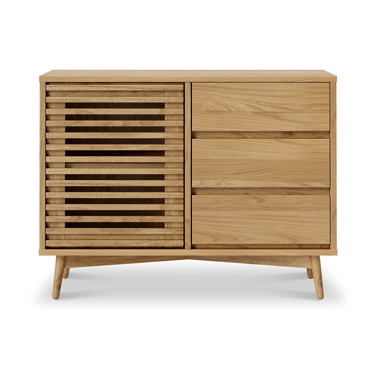 Kari-oak-2-door-sideboard-light-stain from Roseland Furniture