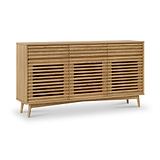 Kari-oak-3-door-3-drawer-sideboard-light-stain from Roseland Furniture