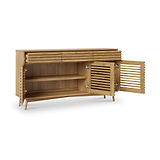 Kari-oak-3-door-3-drawer-sideboard-light-stain from Roseland Furniture