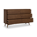 Kari-oak-6-drawer-chest-dark-stain from Roseland Furniture