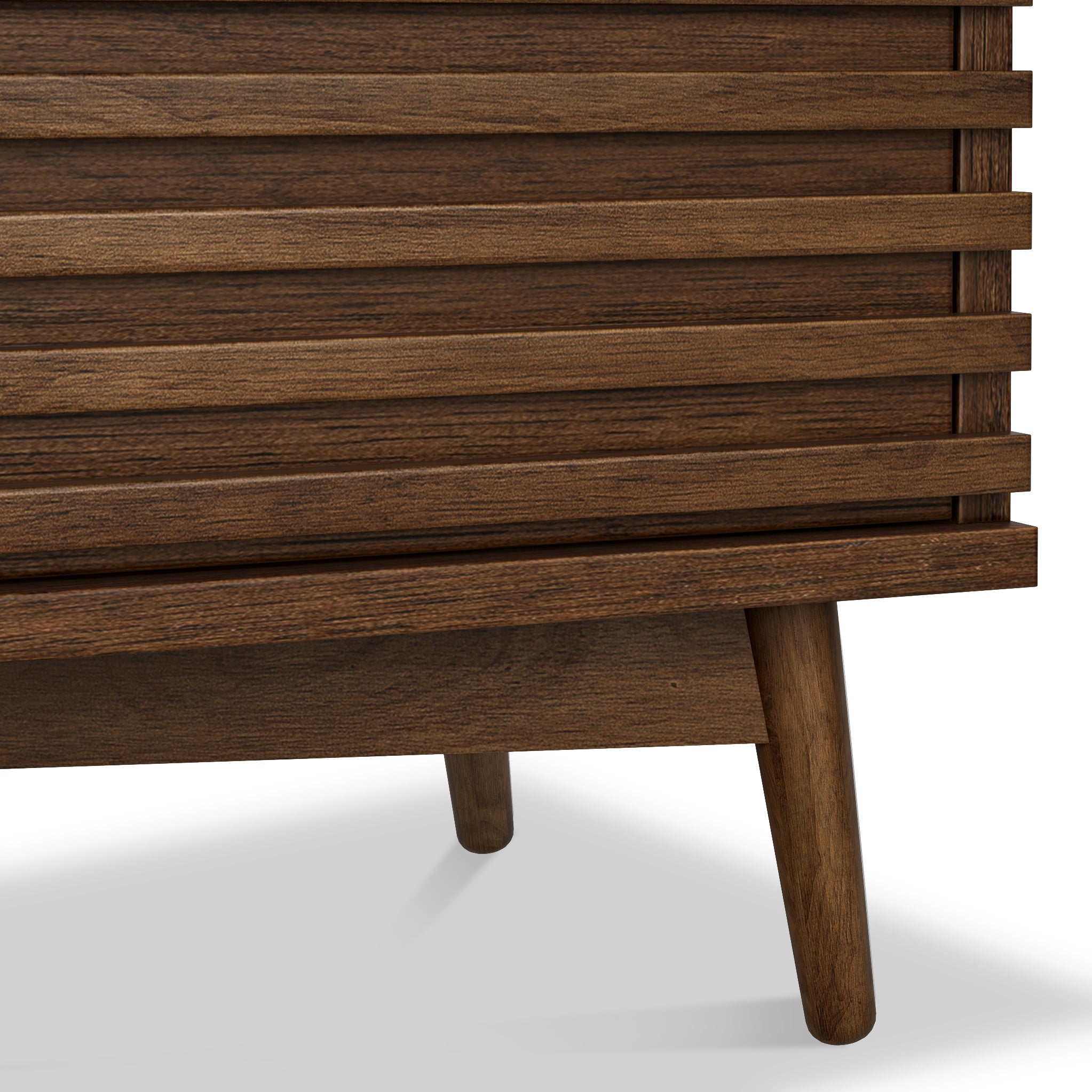 Kari Dark Oak 6 Drawer Chest of Drawers, Scandi Storage | Roseland