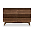 Kari-oak-6-drawer-chest-dark-stain from Roseland Furniture
