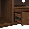 Kari-oak-150cm-wide-tv-unit-dark-stain from Roseland Furniture