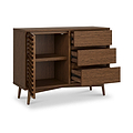 Kari-oak-2-door-sideboard-dark-stain from Roseland Furniture