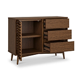 Kari-oak-2-door-sideboard-dark-stain from Roseland Furniture