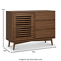 Kari-oak-2-door-sideboard-dark-stain from Roseland Furniture