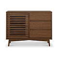 Kari-oak-2-door-sideboard-dark-stain from Roseland Furniture