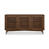 Kari-oak-3-door-sideboard-dark-stain from Roseland Furniture