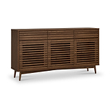Kari-oak-3-door-3-drawer-sideboard-dark-stain from Roseland Furniture