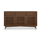 Kari-oak-3-door-3-drawer-sideboard-dark-stain from Roseland Furniture