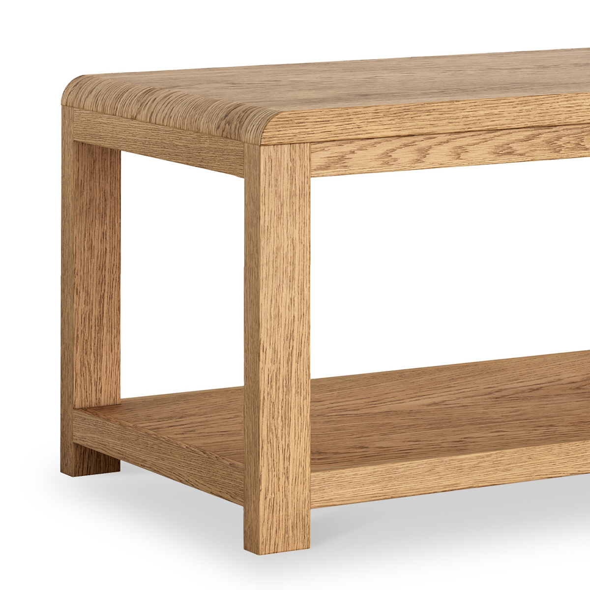 Penryn Oak Coffee Table With Shelf from Roseland Furniture