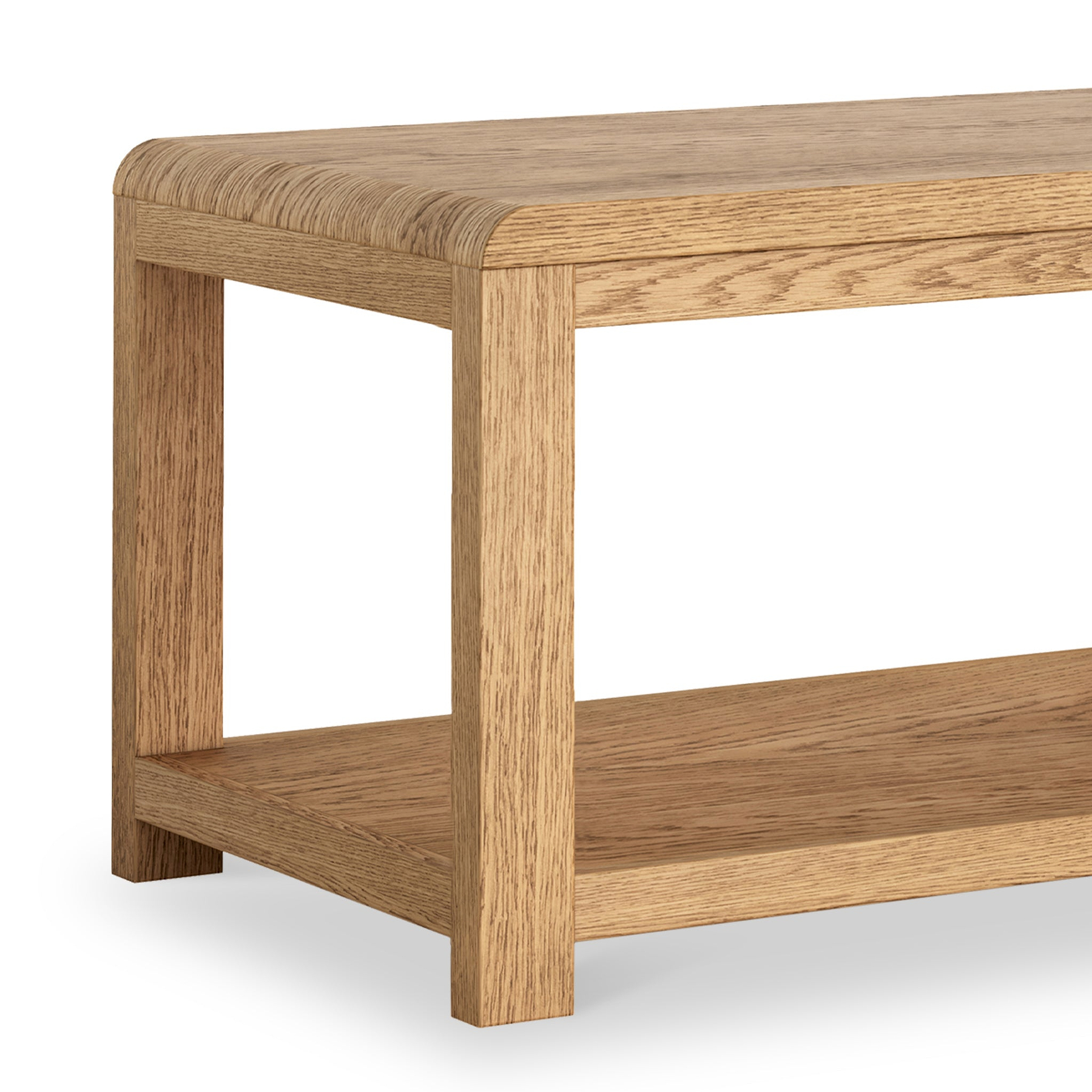 Penryn Oak Coffee Table With Shelf from Roseland Furniture