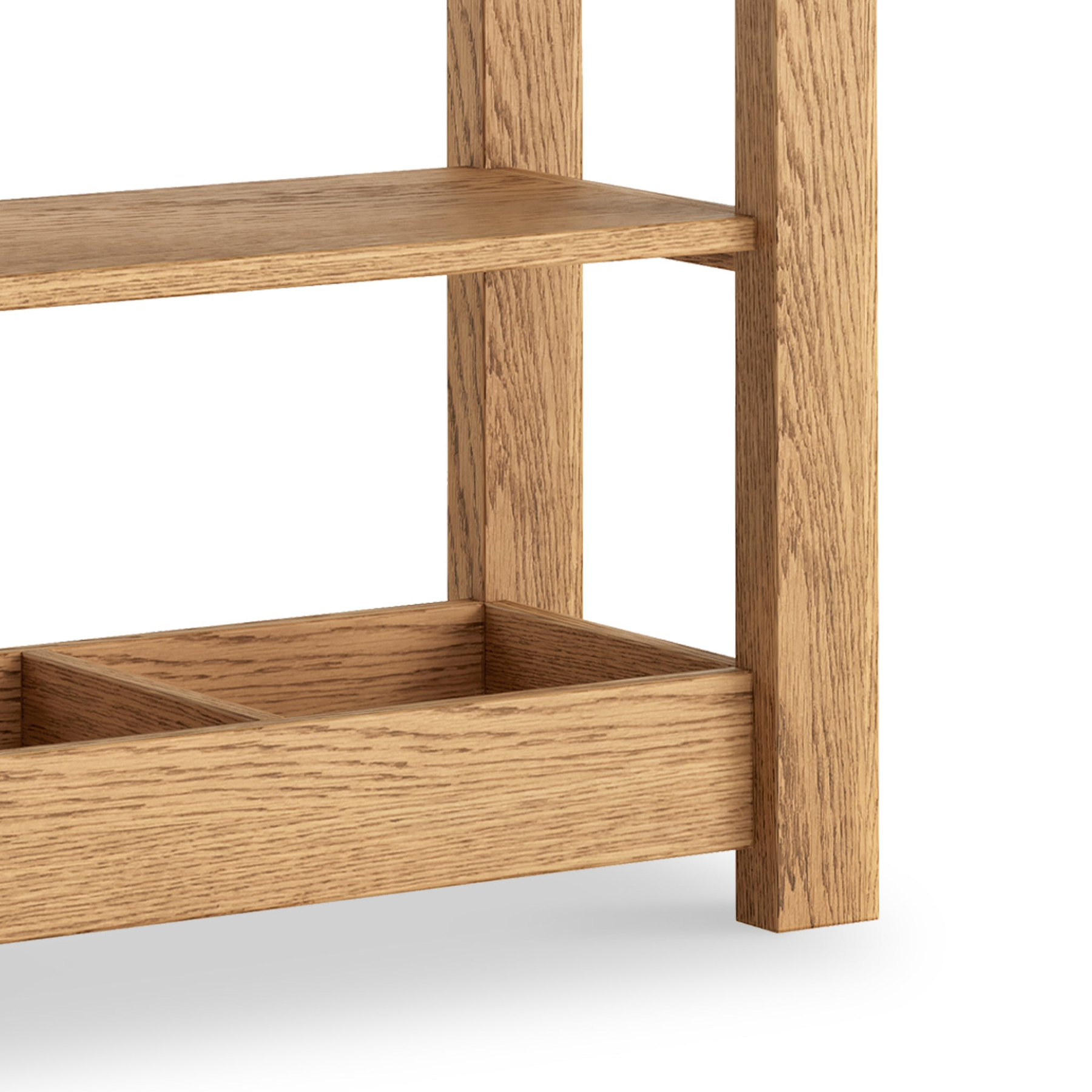 Penryn Oak Slim Sofa Side Table from Roseland Furniture