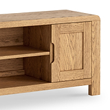 Penryn Oak 120cm TV Unit from Roseland Furniture