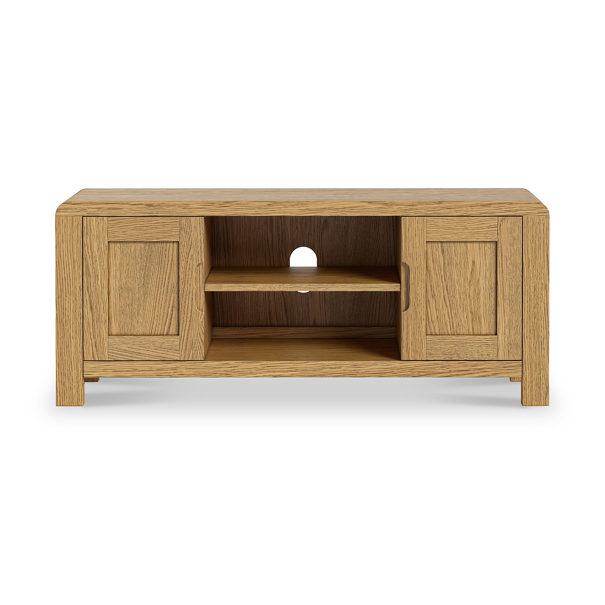 Penryn Oak 120cm TV Unit from Roseland Furniture 