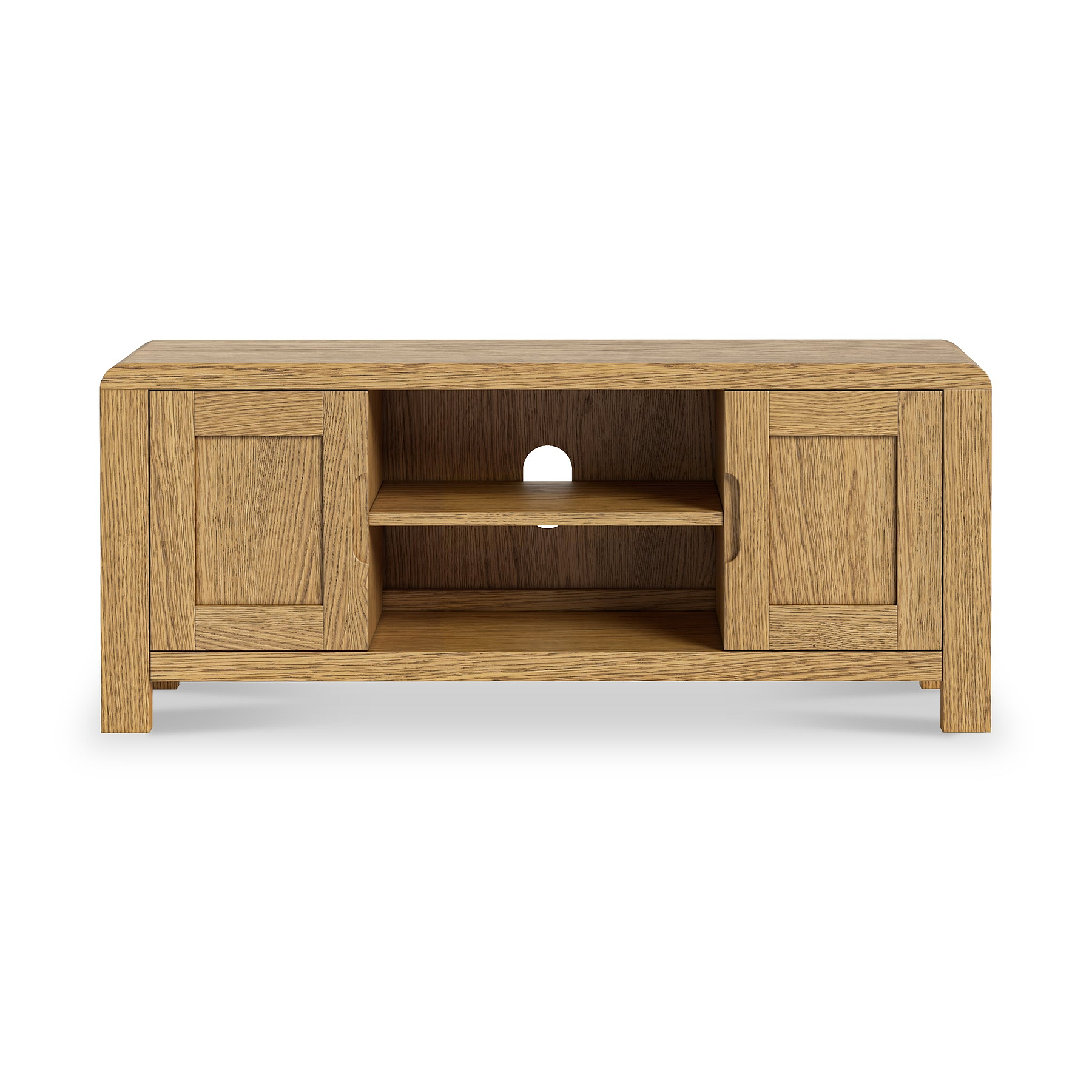 Penryn Oak 120cm TV Unit from Roseland Furniture 