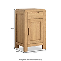 Penryn Oak Small Cupboard from Roseland Furniture