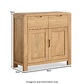 Penryn Oak Small Sideboard from Roseland Furniture