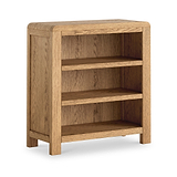 Penryn Oak Low Bookcase from Roseland Furniture