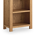Penryn Oak Slim Bookcase from Roseland Furniture