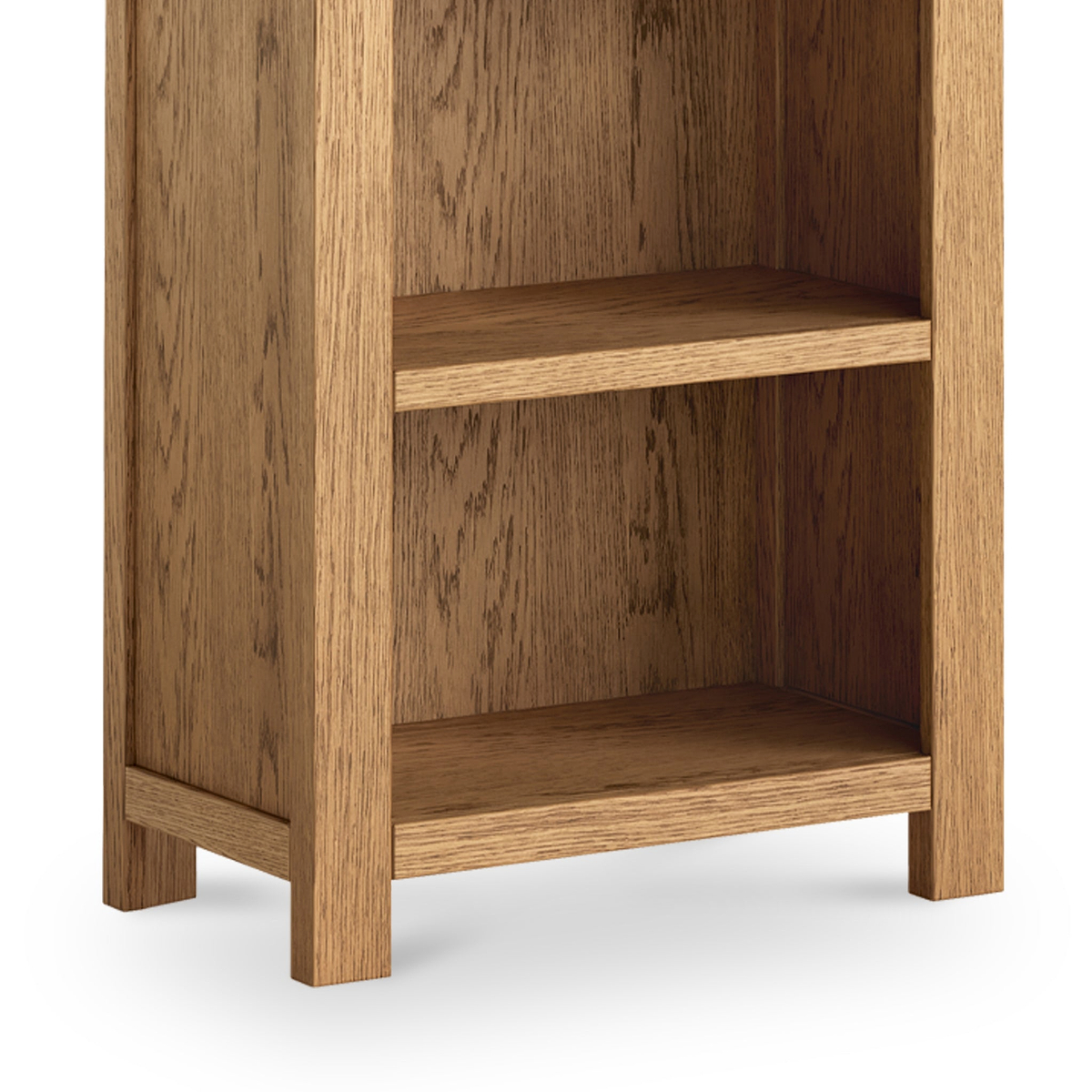 Penryn Oak Slim Bookcase from Roseland Furniture